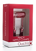 Pinch Nipple Clamps - Red