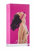 Ball Gag with Nipple Clamps - Pink
