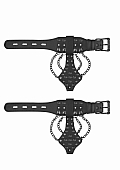 Handcuffs with Spikes and Chains