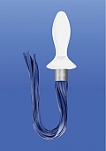 Tail - Glass Butt Plug with Whip End