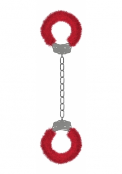 Beginner's Legcuffs Furry - Red