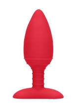 Heating Rechargeable Butt Plug - Red