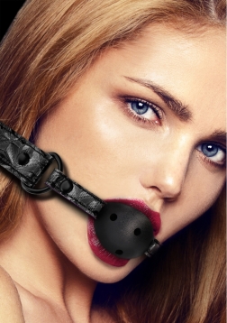 Breathable Luxury Ball Gag - Black..