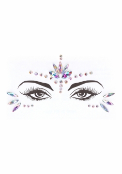 Dazzling Eye Contact  Bling Sticker..