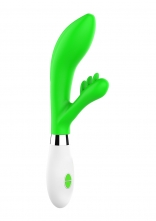 Agave - Ultra Soft Silicone - 10 Speeds - Neon Green..