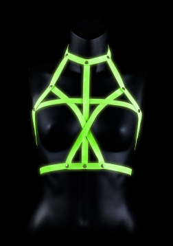 Bra Harness - Glow in the Dark - S/M..