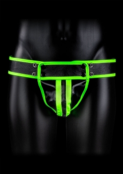 Striped Jock Strap - Glow in the Dark - L/XL..