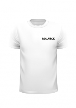RealRock T-Shirt - White - Extra Large..