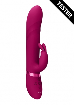 Vibrating and Rotating Beads, G-Spot Rabbit - Pink - Tester..