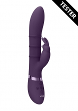 Up & Down Stimulating Rings, Vibrating G-Spot Rabbit - Purple - Tester..
