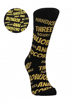 Sexy Socks - Word Socks - Sexy words - 36-41..