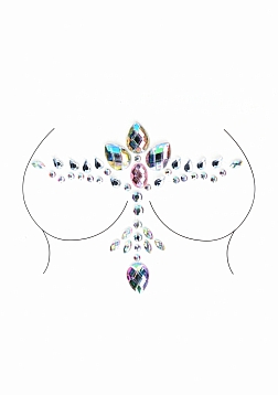 Dazzling Cleavage  Bling Sticker..