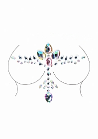 Dazzling Cleavage Bling Sticker