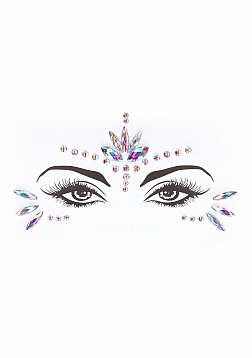 Dazzling Eye Contact  Bling Sticker..