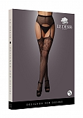 Garterbelt Stockings with Lace Top - One Size