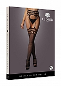Garterbelt Stockings with Open Design - One Size