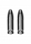 Magnetic Nipple Clamps - Diamond Bullet - Silver..