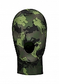 Mask With Mouth Opening - Army Theme - Green..
