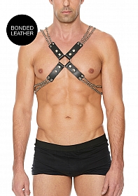 Chain And Chain Harness - One Size - Black..