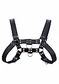 Bulldog Leather Chest Harness - S/M