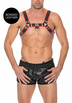 Chest Bulldog Harness - L/XL - Red..