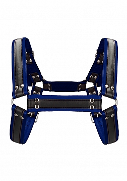Ouch! - Z Series Chest Bulldog Harness - S/M - Blue