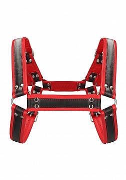 Ouch! - Z Series Chest Bulldog Harness - L/XL - Red