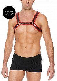 Buckle Bulldog Harness - S/M - Red