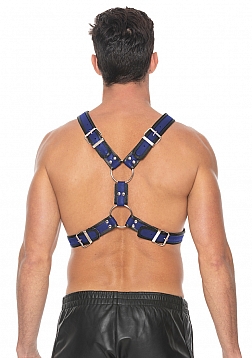 Ouch! - Z Series Scottish Harness - S/M - Blue