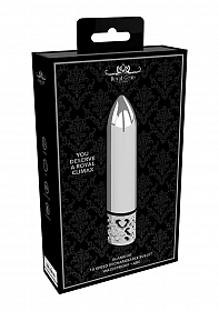 Royal Gems - Glamour - ABS Rechargeable Bullet - Silver..