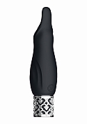 Royal Gems - Sparkle - Silicone Rechargeable Bullet - Black..