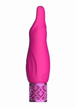 Royal Gems - Sparkle - Silicone Rechargeable Bullet - Pink..