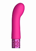Royal Gems - Bijou - Silicone Rechargeable Bullet - Pink..