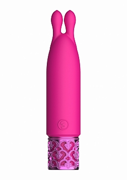 Royal Gems - Twinkle - Silicone Rechargeable Bullet - Pink..