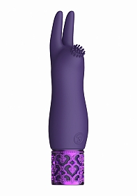Royal Gems - Elegance - Silicone Rechargeable Bullet - Purple..