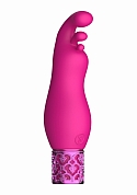 Royal Gems - Exquisite - Silicone Rechargeable Bullet - Pink..