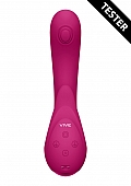 VIVE-MIKI Rechargeable Pulse-Wave & Flickering Silicone Vibrator - Pink..