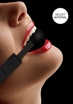 V&V Adjustable Silicone Ball Gag..