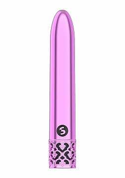 Royal Gems - Shiny - ABS Rechargeable Bullet - Pink..