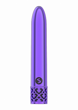 Royal Gems - Shiny - ABS Rechargeable Bullet - Purple..