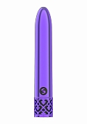 Royal Gems - Shiny - ABS Rechargeable Bullet - Purple..