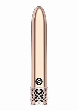 Royal Gems - Shiny - ABS Rechargeable Bullet - Rose Gold..