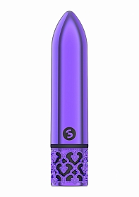 Royal Gems - Glamour - ABS Rechargeable Bullet - Purple..
