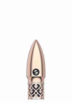 Royal Gems - Glitter - ABS Rechargeable Bullet - Rose Gold..