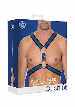 Ouch! - Z Series Scottish Harness - S/M - Blue