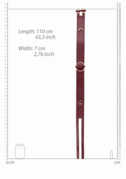 Waist Belt with Bondage Rings - L/XL