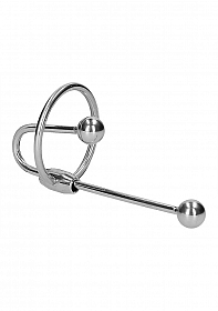 Stainless Steel Penis Plug with Ball - 0.4\
