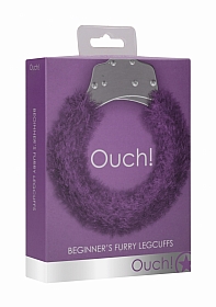 Beginner\'s Legcuffs Furry - Purple