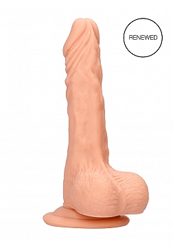 Realistic Dildo With Balls - 7" - 17 cm - Flesh..