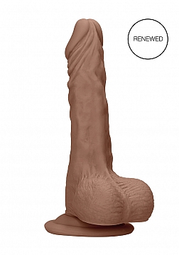 Realistic Dildo With Balls - 7" - 17 cm - Tan..